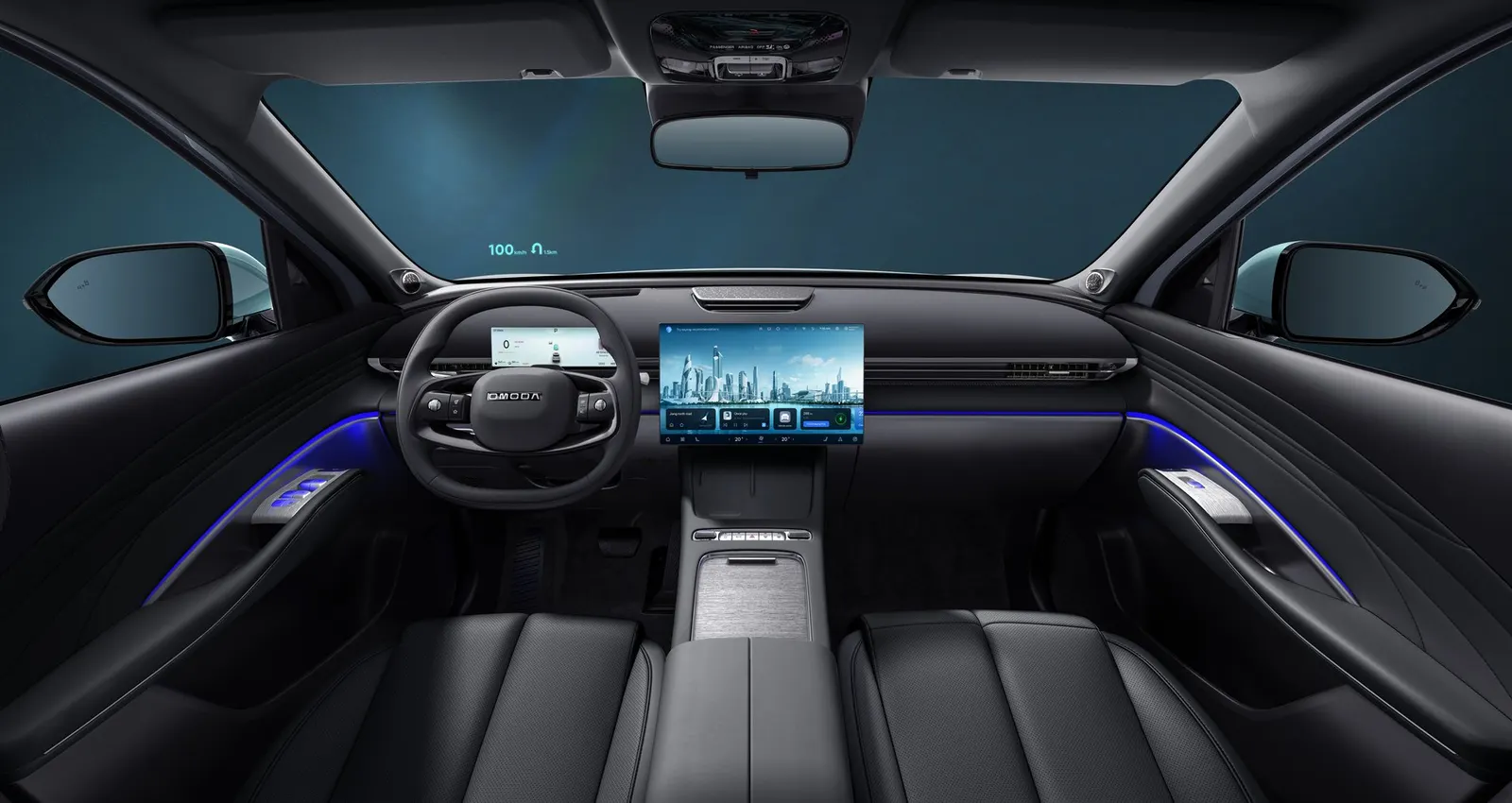 Omoda 7 Super Hybrid — wnętrze