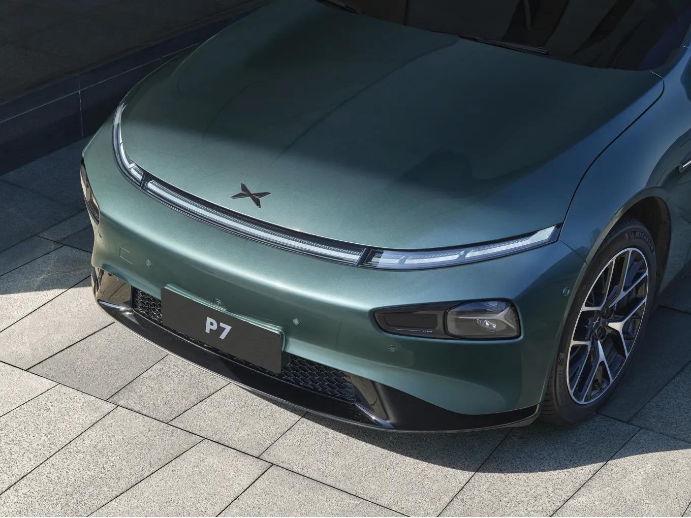 XPeng P7 — wnętrze